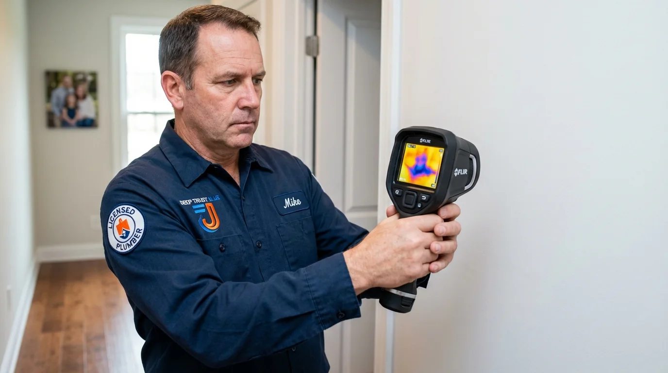Thermal imaging leak detection by Johns Plumbing LLC in West Grove
